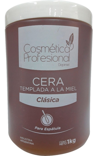 Cera Depilatoria Descartable Cosmetica Por 1 Kilo P/espatula