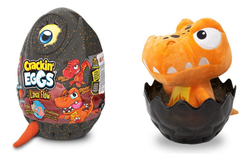 Peluche Crackin Eggs Lava Flow Huevo Dino C/sonido Tut