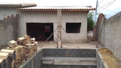 Imagem 6 de 14 de Casa Em Construção, Lado Praia À Venda Em Itanhaém Ca048-pc