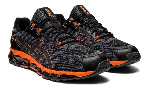T nis Asics Gel Quantum 360 6 Masculino Grafite laranja