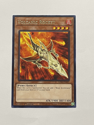 Volcanic Rocket Raro Yugioh