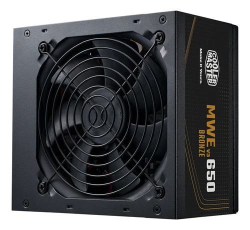 Fuente De Poder Cooler Master Mwe V3 650w Atx 80 Plus Bronze