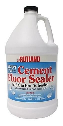 Rutland 146 Vidrio De Agua Sellador Suelo De Cemento Para La