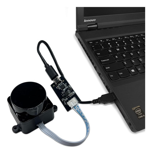 Fhl-ld19 Kit De Sensor De Distancia Lidar 2d De 360 Grados,