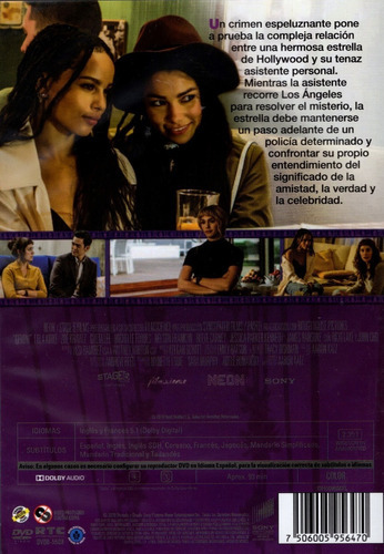 Gemini Zöe Kravitz Pelicula Dvd