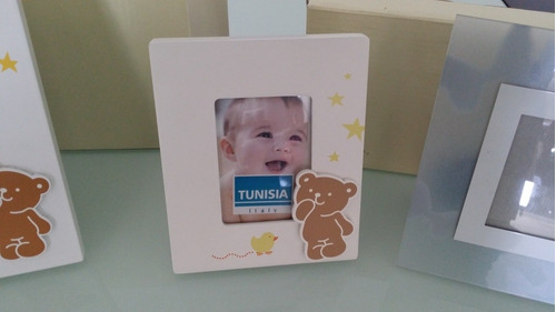 Portaretrato Tunisia De Madera Para El Cuarto Del Bebé 