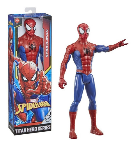 Imagen 1 de 3 de Spiderman Marvel Titan Hero- Hasbro - Figura De Acción 30 Cm