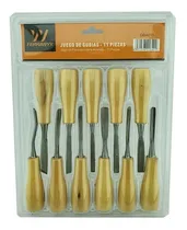 Comprar Juego De Cinceles Para Tallar Madera Gubia 11 Pieza Ferrawyy