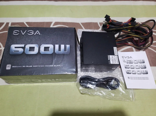 Fuente De Poder Evga De 600w 80 Plus White Negro (Usado)
