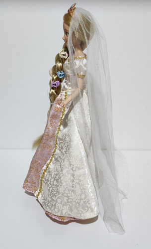 Boneca Rapunzel Enrolados Noiva Disney Store- Ler Descrição (Usado)