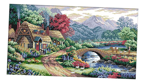 Kit De Costura Impresso Farm Scene Para Iniciantes E Adultos