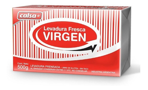 Levadura Fresca Virgen Calsa X 500 Grs