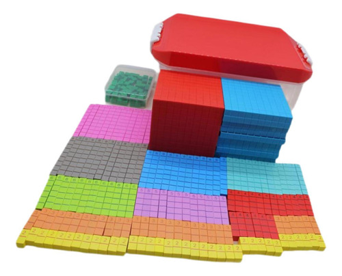 254 Piezas Base Diez Bloques Conjunto De Math Cube