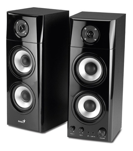 Parlantes Genius Sp-hf1800a Ii 2 50w Rms Negro Hf1800a Ii