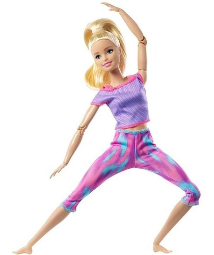 Imagen 3 de 4 de Barbie Articulada Made To Move Movimientos Divertido Mattel