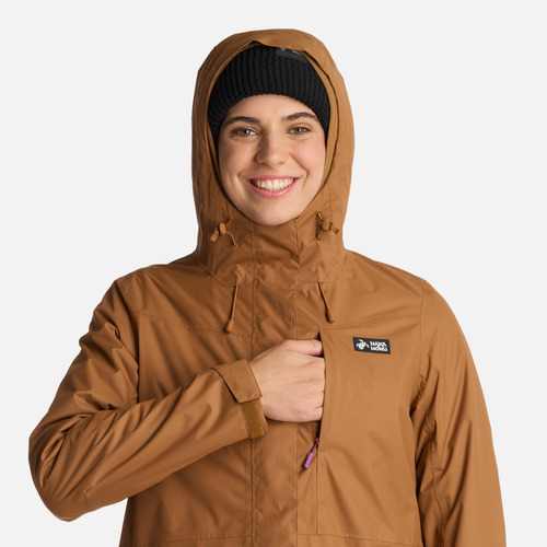 Chaqueta Mujer Corteza Mostaza Haka Honu I25