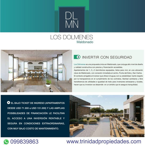 Imagen 6 de 14 de Apartamentos A Estrenar Los Dolmenes En Maldonado