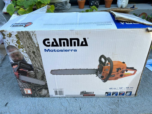 Motosierra Nafta Gamma 45cc (no Arranca) Naranja (Usado)