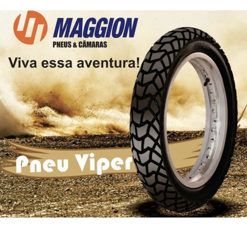Kit Pneus 90/90-21 + 120/80-18 Viper Maggion-c/camara