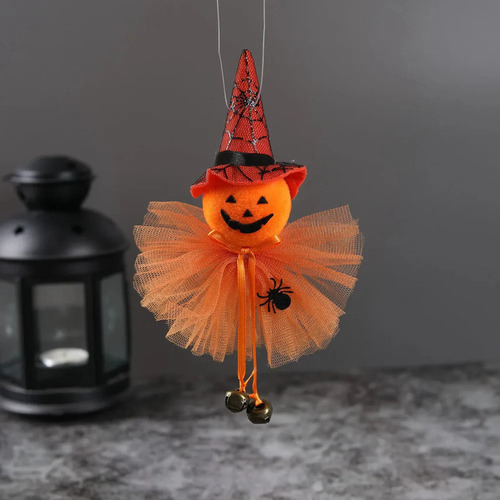 Colgante Halloween Con Forma Calabaza, Fantasma, Bruja