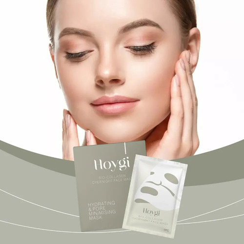4 Piezas Mascarilla De Colageno, Bio Mascarilla Colageno