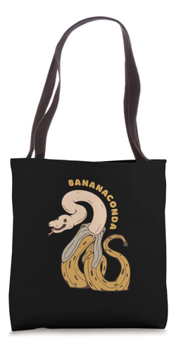 Bananaconda Serpiente Anaconda Divertida Bolsa De Tela