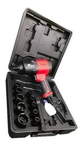 Chave De Impacto Pneumática De 1/2 69kgf C/kit Yangui