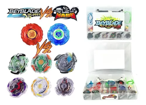 Comunismo ligeramente actualizar Kit Maleta Beyblade Com 8 Beyblades | MercadoLivre 📦