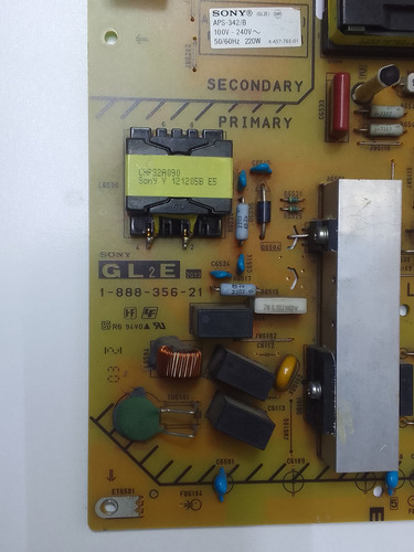 Placa Fonte Sony Kdl47w805a (Usado)