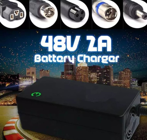 Imagen 2 de 2 de Cargador Para Scooter Electrico De 48 A 54 Volts 2ah