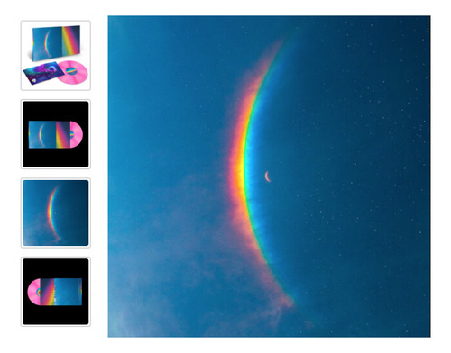 LP Coldplay LP Moon Music Vinil Ecológico Pink