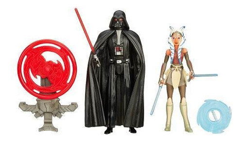 Figura de acción  Darth Vader & Ahsoka Tano de Hasbro