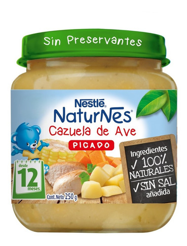 Picado Nestlé® Naturnes® Cazuela De Ave 250g