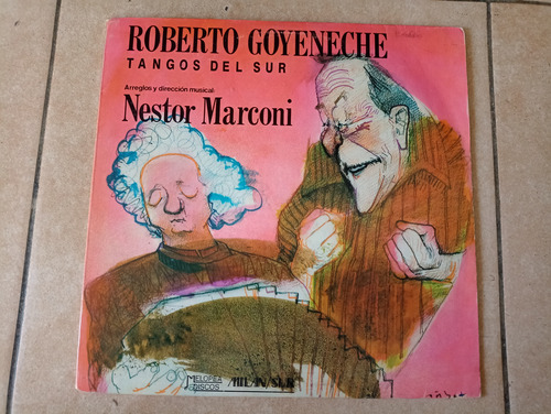 Roberto Goyeneche - Tangos Del Sur - Lp Vinilo Kktus (Usado)