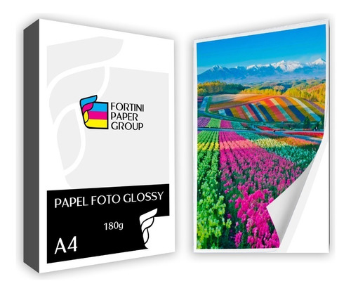 200 Folhas Papel Foto Glossy 180g Brilho Prova Dagua-oferta