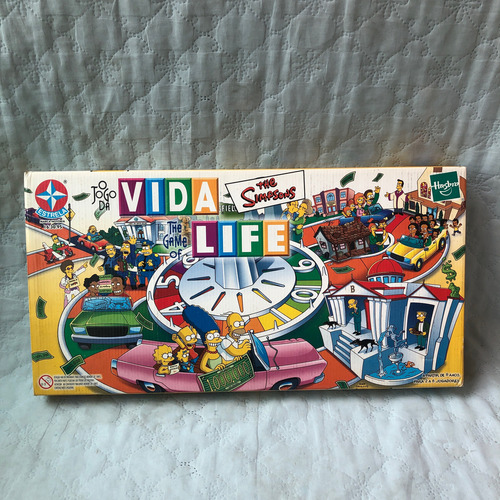 Jogo Da Vida Simpsons Estrela Hasbro The Game Of Life (Usado)