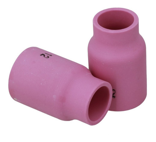 Bocal De Cerâmica Gás Lens Pesado Nº12 Kit Com 2 Peças