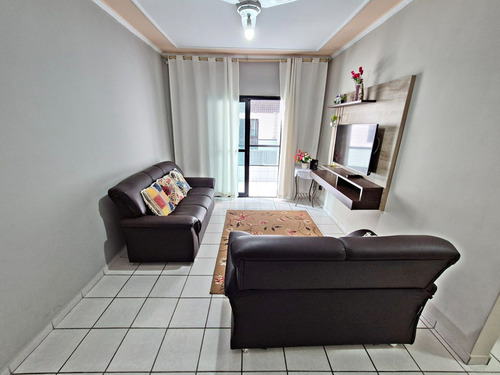 Apartamento 1 Dormitório, Sala, Sacada, Garagem, Elevadores, R$ 285 Mil, Em Praia Grande, (ap1351)
