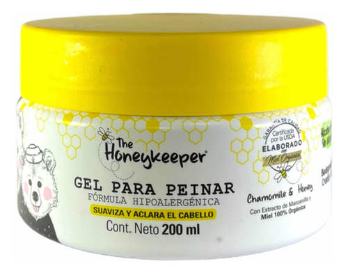 Gel P/ Peinar The Honey Keeper Kids Chamomile & Honey 200ml
