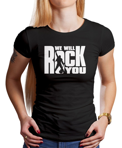 Polo Dama We Will Rock You (d1339 Boleto.store)