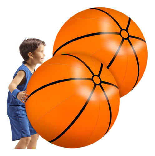 Meooeck 2 Pelotas Inflables De 27 Pulgadas, Pelotas Inflable