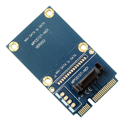Convertidor Msata Mini Pci-e Sata Ssd A Disco Duro Sata De 7