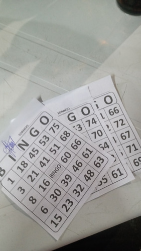 Cartelas De Bingo