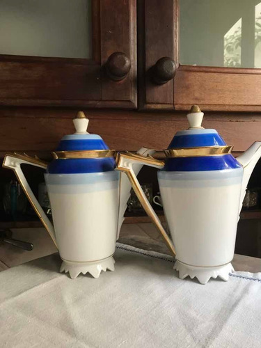 Juego De Café De Porcelana Alemana Volkstedt