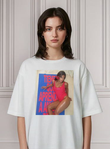 Remera Nathy Peluso Unisex Grasa Album Algodón Amarte Perra