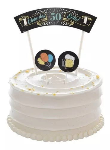 Primeira imagem para pesquisa de topo de bolo 50 anos