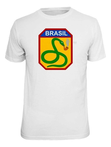 Camisa Força Expedicionária Brasileira Pracinhas Feb Branca