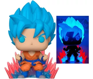 Funko Pop Goku Ssgss Kaio Ken Times Twenty 1234 Glow Brilla