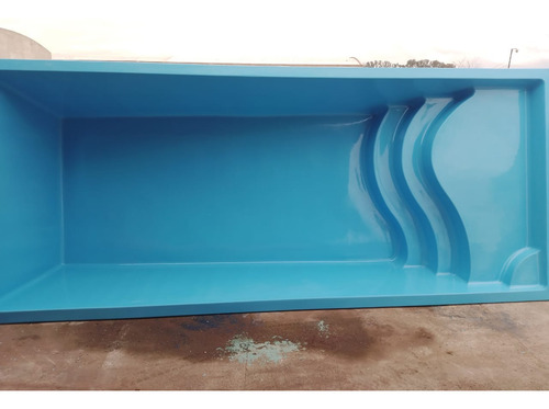 Pileta De Fibra Con Playa Incluida 7.80 X 3.40 X 1.20 A 1.70