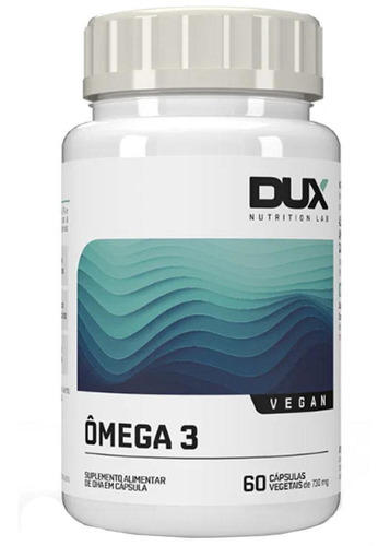 Omega 3 Vegano 100% Vegan Algas Marinhas 60 Caps - Dux